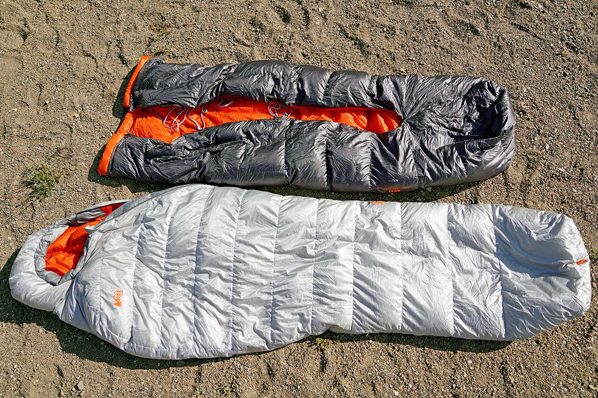 Ultralight sleeping bag and quilt (REI Co-op Magma bag and Magma Trail Quilt)